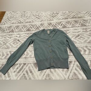 Teal cardigan